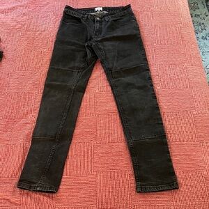 Lyda Collective Women's size 30 Black Straight Leg Jeans W30L30.5” rise 8.5”